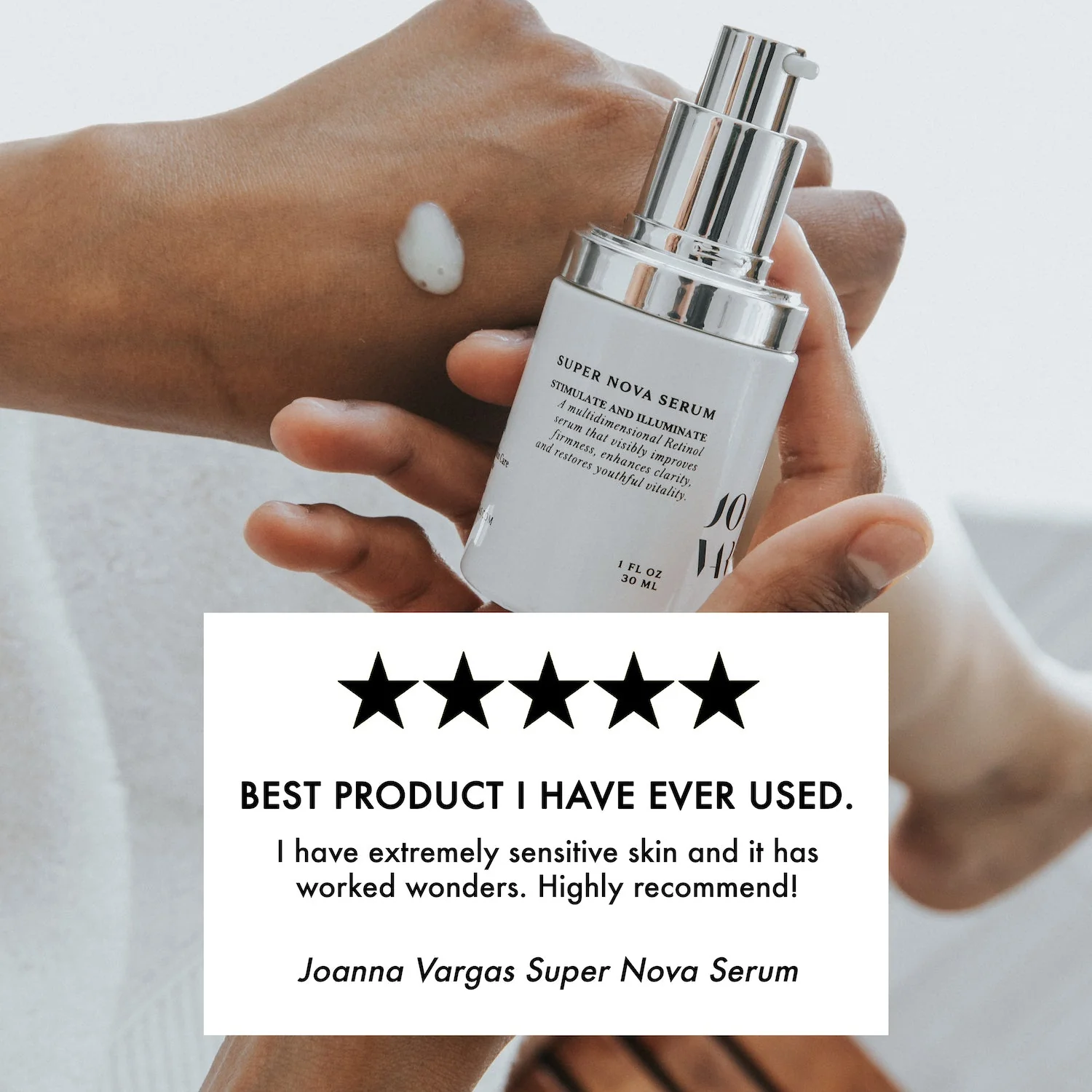 Unlock Ageless Beauty with Super Nova Hydrating Retinol Serum - Joanna Vargas