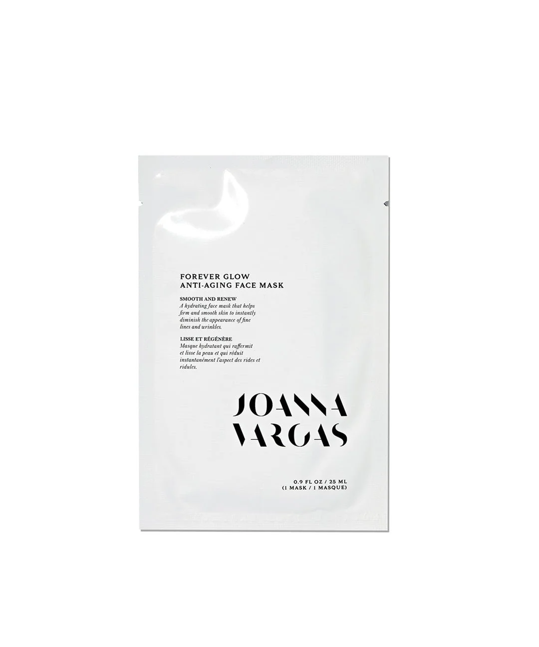 Forever Glow Anti - Aging Face Mask - Reduces Fine Lines and Wrinkles for Youthful Radiance - 1 Sheet, 0.9 FL OZ / 25 ML - Joanna Vargas - Joanna Vargas
