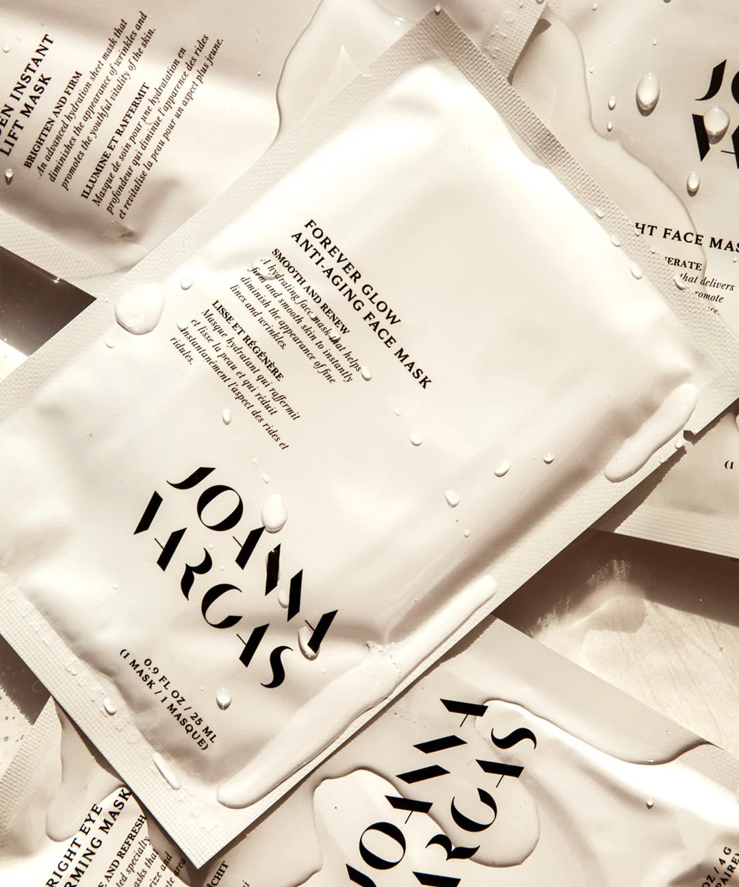 Forever Glow Anti - Aging Face Mask - Reduces Fine Lines, Wrinkles, and Dullness for Youthful Radiance - 5 Masks, 4.5 FL OZ / 133 ML - Joanna Vargas - Joanna Vargas